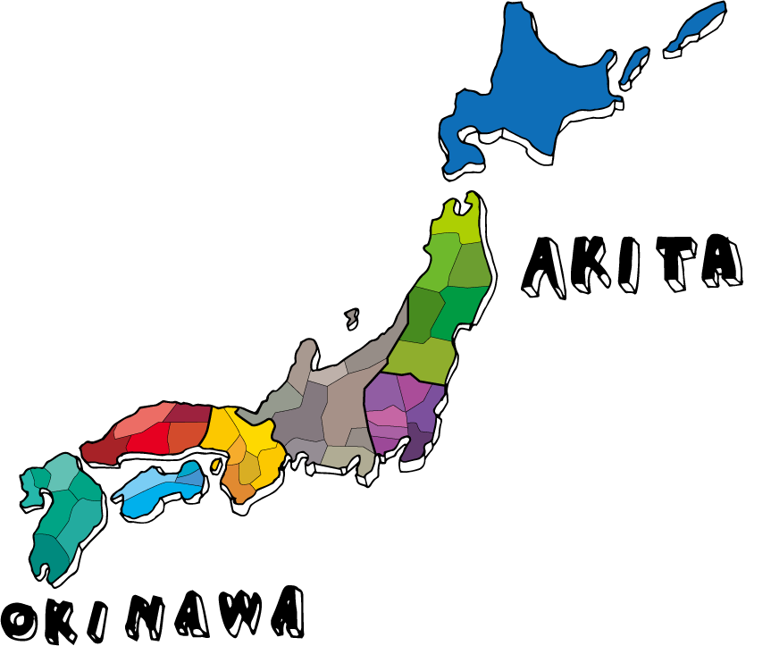 日本地図